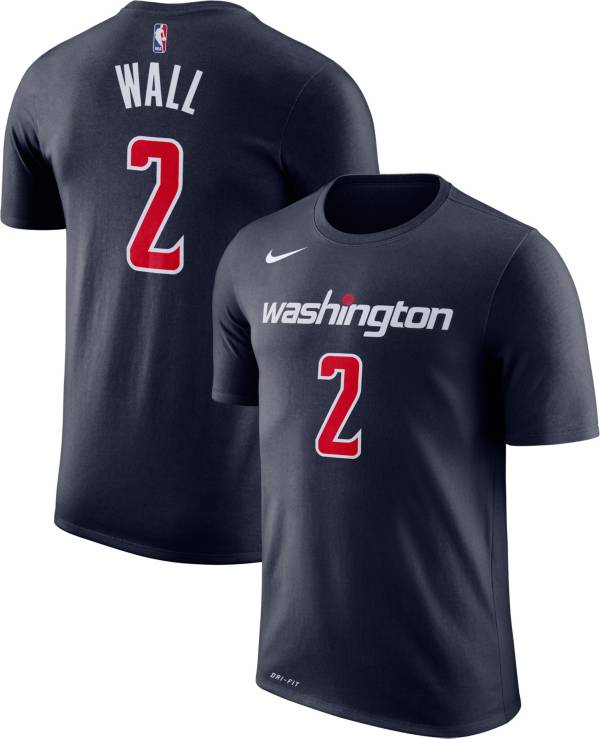 Nike Men's Washington Wizards John Wall #2 Dri-FIT Statement Navy T-Shirt product image