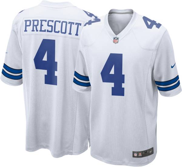 طقم مجوهرات Nike Men's Dallas Cowboys Dak Prescott #4 White Game Jersey طقم مجوهرات طقم مجوهرات Nike Men's Dallas Cowboys Dak Prescott #4 White Game Jersey طقم مجوهرات