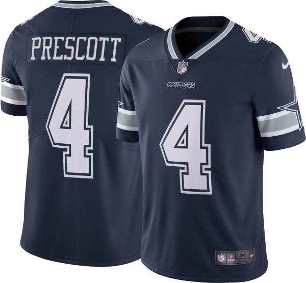 رز مطحون Men's Dallas Cowboys #4 Dak Prescott Black Salute To Service Stitched NFL Nike Limited Jersey رز مطحون