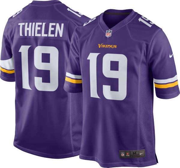 Nike Men's Minnesota Vikings Adam Thielen #19 Purple Game Jersey