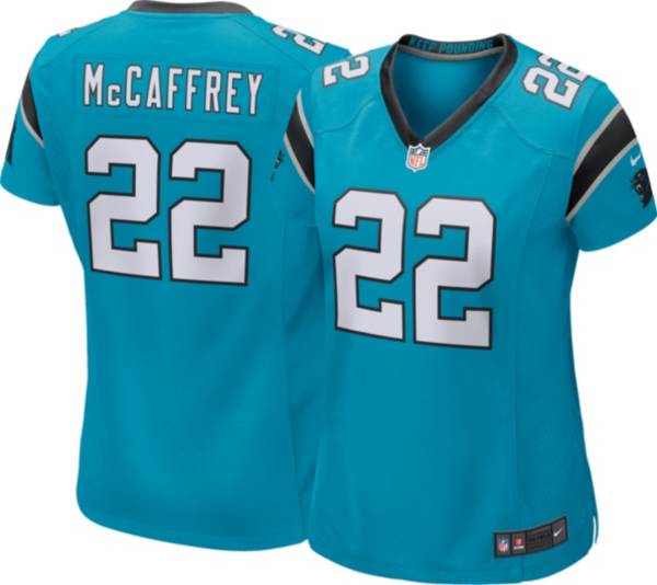 Nike Women's Carolina Panthers Christian McCaffrey #22 Blue Game Jersey