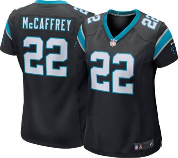 Nike Women's Carolina Panthers Christian McCaffrey #22 Black Game Jersey