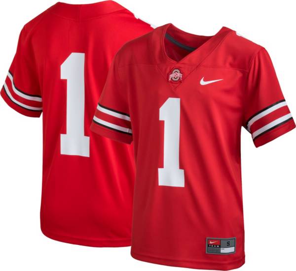 Nike Youth Ohio State Buckeyes #1 Scarlet Game Football Jersey
