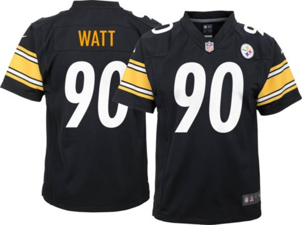 Nike Youth Pittsburgh Steelers T.J. Watt #90 Black Game Jersey