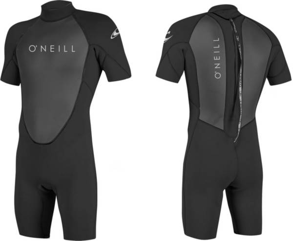 O'Neill Men's Reactor-2 2mm Back Zip Short Sleeve Spring Wetsuit 