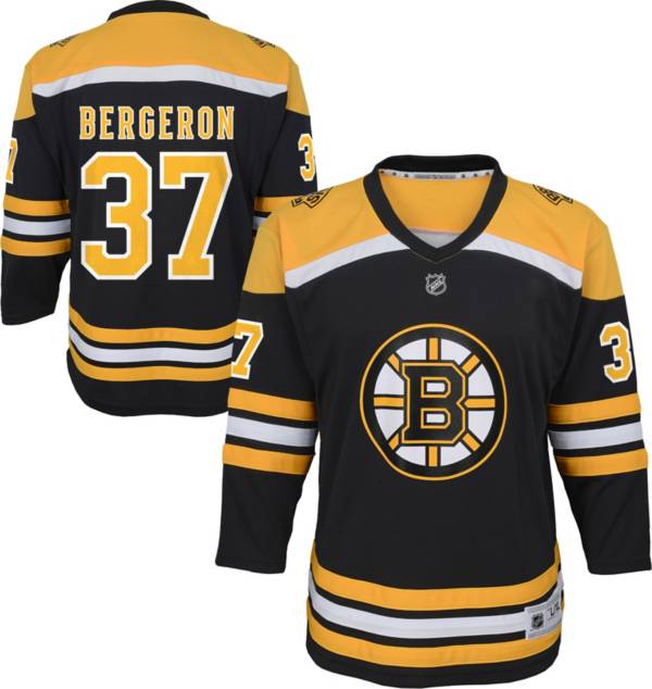 NHL Youth Boston Bruins Patrice Bergeron #37 Replica Home Jersey