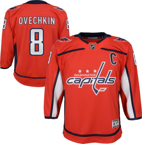 NHL Youth Washington Capitals Alexander Ovechkin #8 Premier Home Jersey