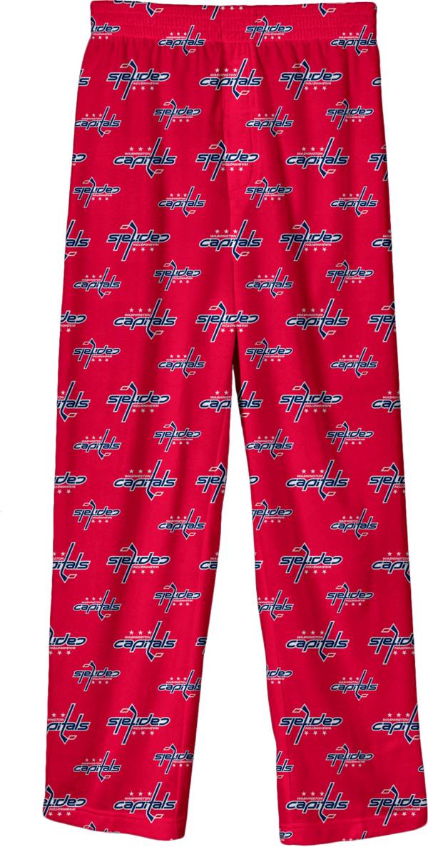 NHL Youth Washington Capitals Team Logo Red Sleep Pants