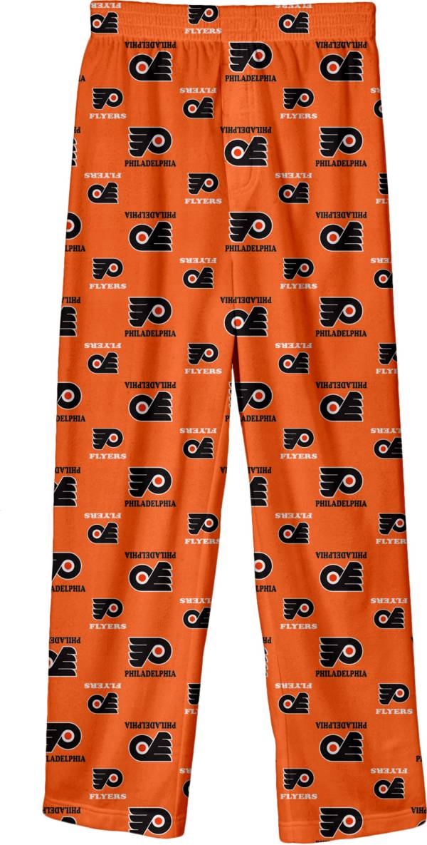 NHL Youth Philadelphia Flyers Team Logo Orange Sleep Pants