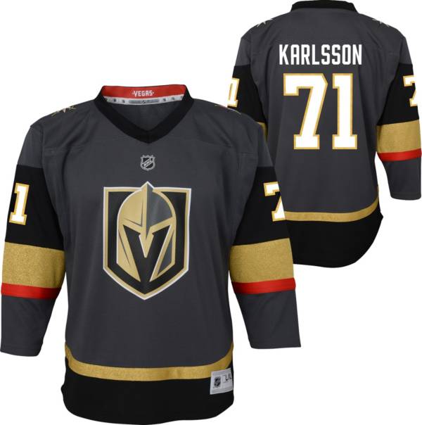 NHL Youth Vegas Golden Knights William Karlsson #71 Replica Home Jersey