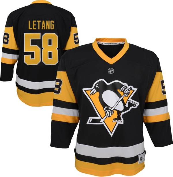 NHL Youth Pittsburgh Penguins Kris Letang #58 Premier Home Jersey