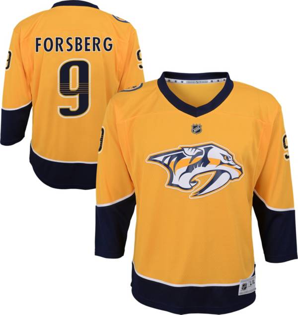 NHL Youth Nashville Predators Filip Forsberg #9 Replica Home Jersey