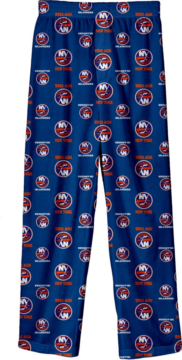 NHL Youth New York Islanders Team Logo Royal Sleep Pants