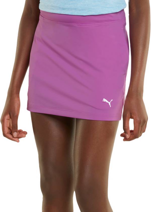 PUMA Girls' Solid Knit Golf Skort