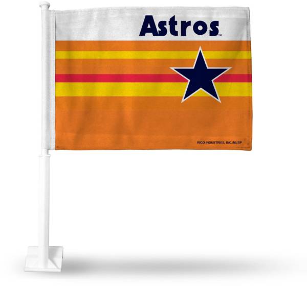 Rico Houston Astros Throwback Car Flag