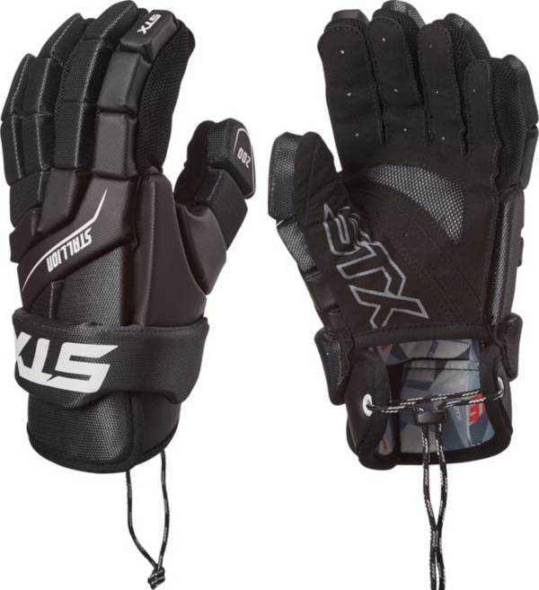 STX Lacrosse Stallion 100 Gloves GE ST0F 01 BK/GY-P