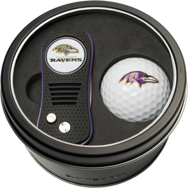 Team Golf Baltimore Ravens Switchfix Divot Tool and Golf Ball Set