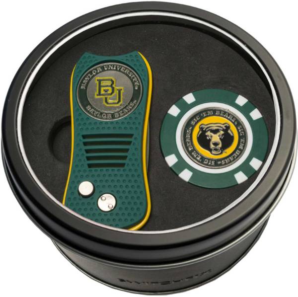 Team Golf Baylor Bears Switchfix Divot Tool and Poker Chip Ball Marker Set