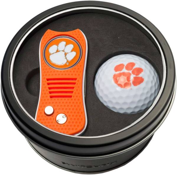 Team Golf Clemson Tigers Switchfix Divot Tool and Golf Ball Set