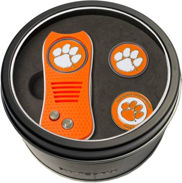 Team Golf Clemson Tigers Switchfix Divot Tool and Ball Markers Set