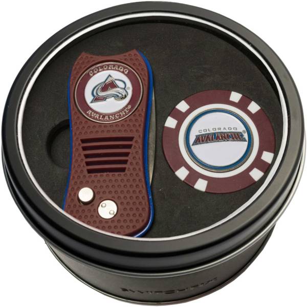 Team Golf Colorado Avalanche Switchfix Divot Tool and Poker Chip Ball Marker Set