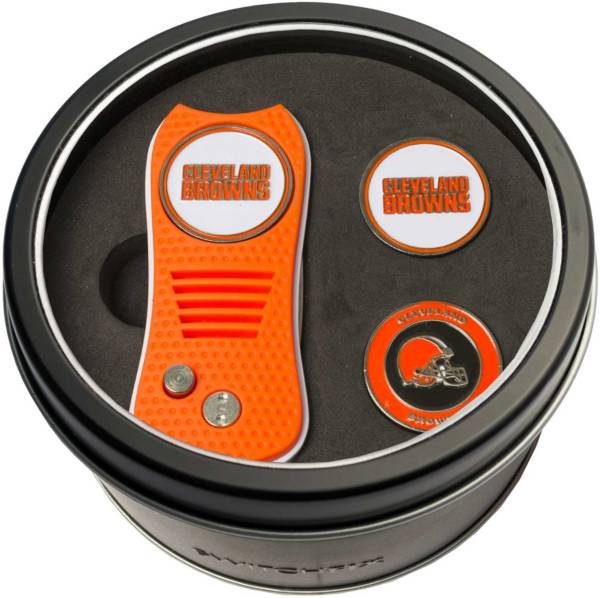 Team Golf Cleveland Browns Switchfix Divot Tool and Ball Markers Set