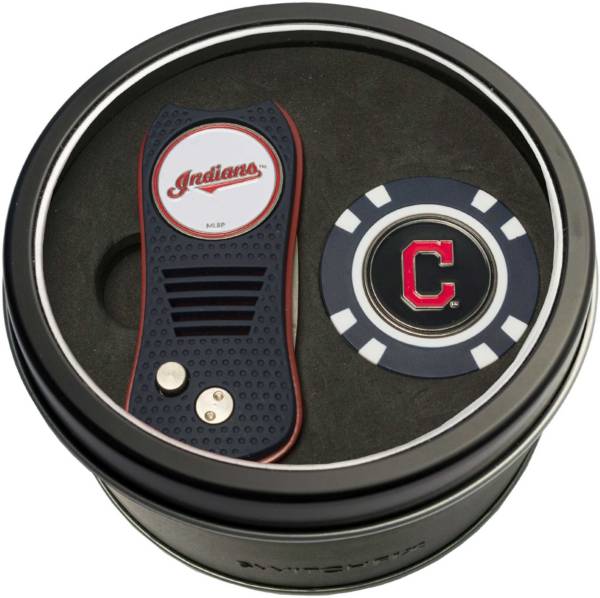 Team Golf Cleveland Indians Switchfix Divot Tool and Poker Chip Ball Marker Set product image