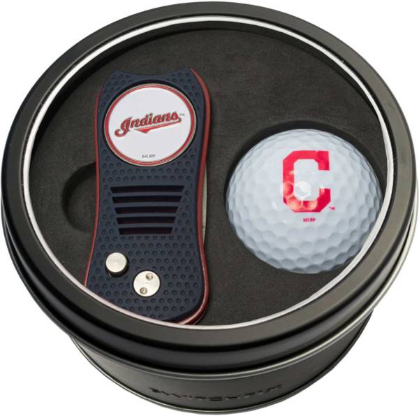 Team Golf Cleveland Indians Switchfix Divot Tool and Golf Ball Set