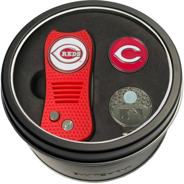 Team Golf Cincinnati Reds Switchfix Divot Tool and Cap Clip Set