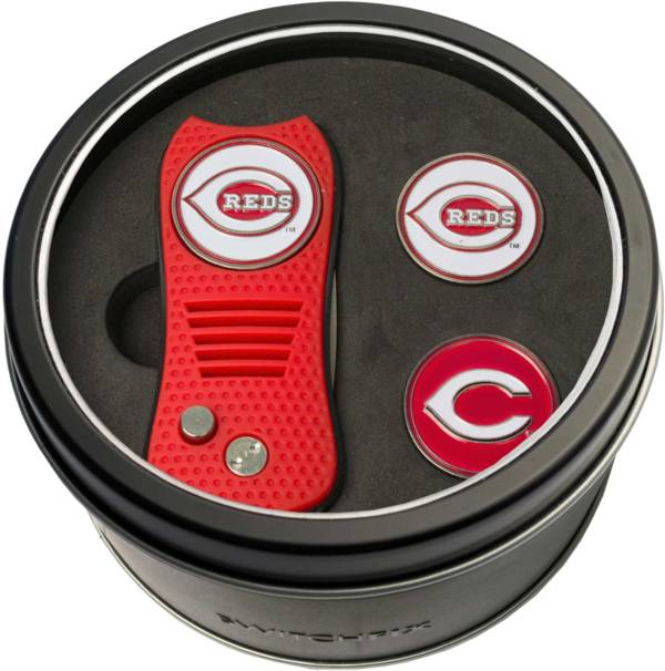Team Golf Cincinnati Reds Switchfix Divot Tool and Ball Markers Set