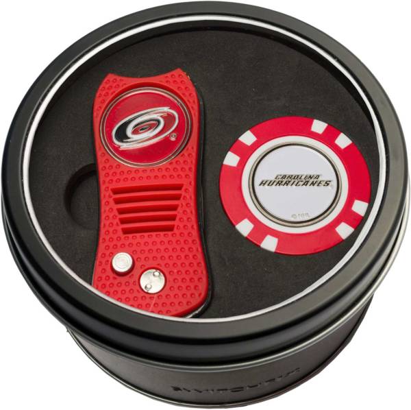 Team Golf Carolina Hurricanes Switchfix Divot Tool and Poker Chip Ball Marker Set