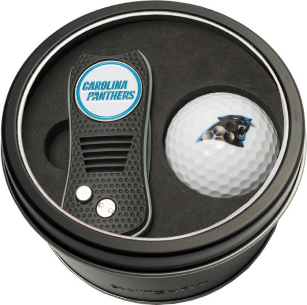 Team Golf Carolina Panthers Switchfix Divot Tool and Golf Ball Set
