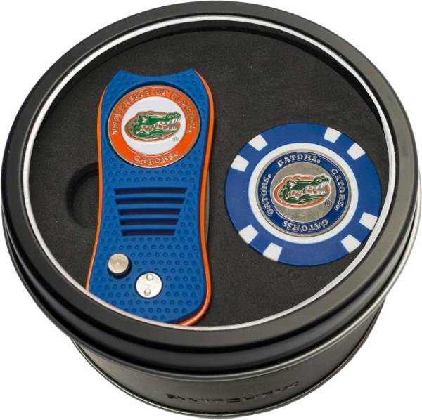 Team Golf Florida Gators Switchfix Divot Tool and Poker Chip Ball Marker Set