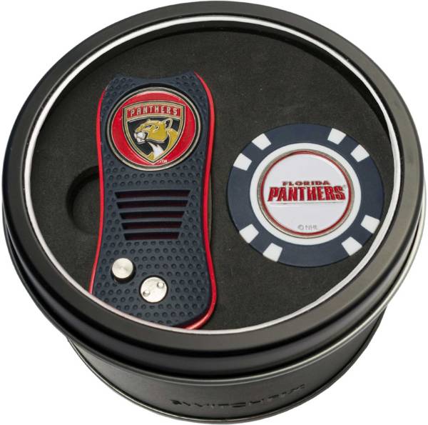 Team Golf Florida Panthers Switchfix Divot Tool and Poker Chip Ball Marker Set