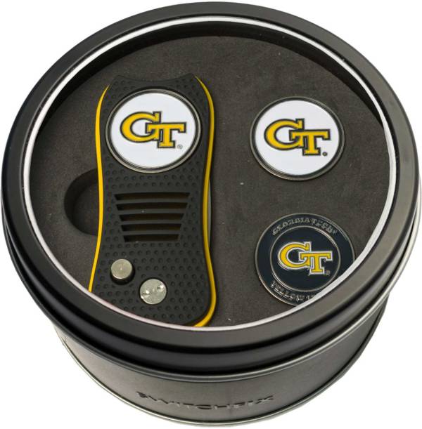 Team Golf Georgia Tech Yellow Jackets Switchfix Divot Tool and Ball Markers Set