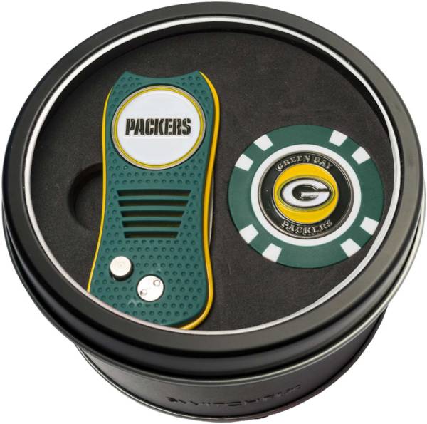 Team Golf Green Bay Packers Switchfix Divot Tool and Poker Chip Ball Marker Set product image