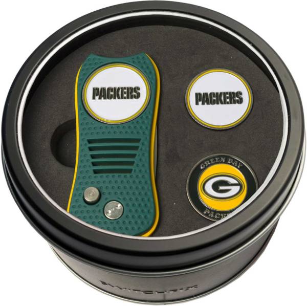 Team Golf Green Bay Packers Switchfix Divot Tool and Ball Markers Set