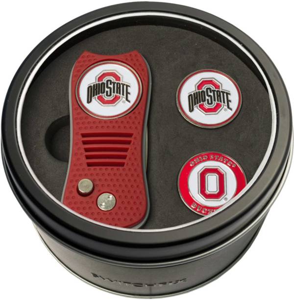 Team Golf Ohio State Buckeyes Switchfix Divot Tool and Ball Markers Set