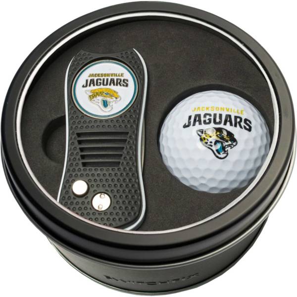 Team Golf Jacksonville Jaguars Switchfix Divot Tool and Golf Ball Set