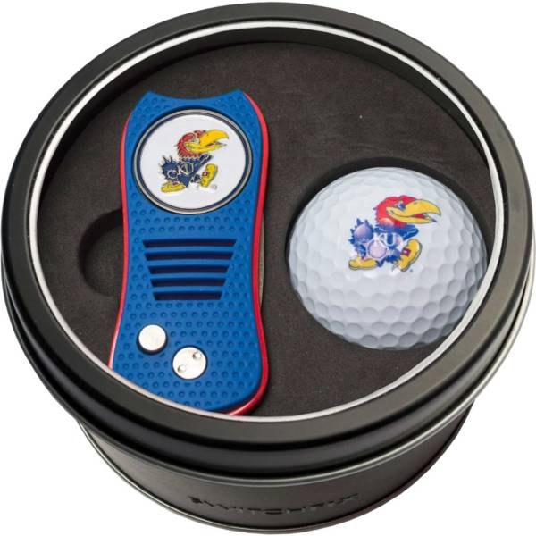 Team Golf Kansas Jayhawks Switchfix Divot Tool and Golf Ball Set