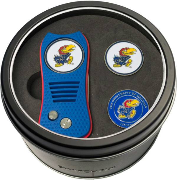 Team Golf Kansas Jayhawks Switchfix Divot Tool and Ball Markers Set