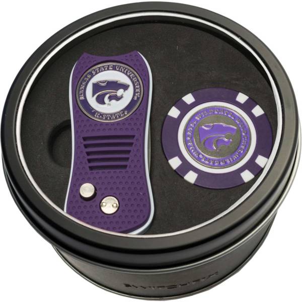 Team Golf Kansas State Wildcats Switchfix Divot Tool and Poker Chip Ball Marker Set