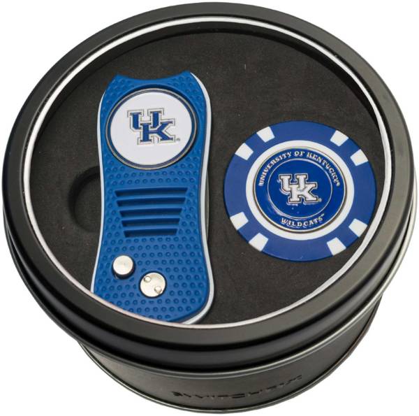 Team Golf Kentucky Wildcats Switchfix Divot Tool and Poker Chip Ball Marker Set