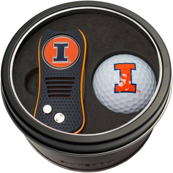 Team Golf Illinois Fighting Illini Switchfix Divot Tool and Golf Ball Set