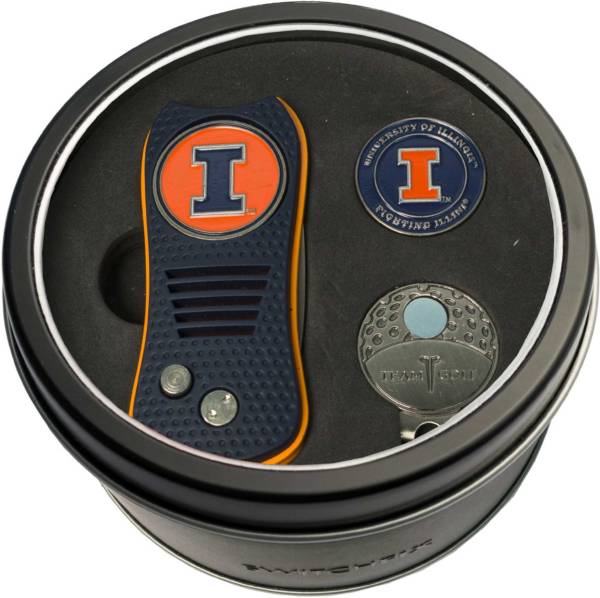 Team Golf Illinois Fighting Illini Switchfix Divot Tool and Cap Clip Set