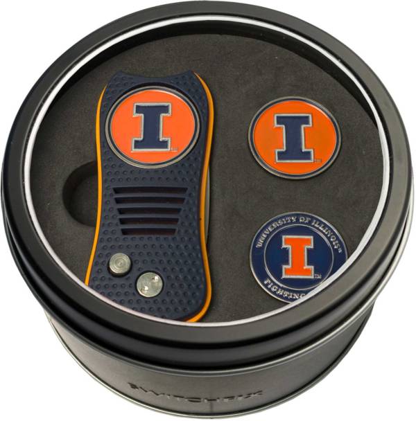 Team Golf Illinois Fighting Illini Switchfix Divot Tool and Ball Markers Set