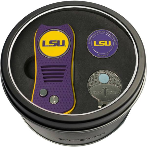 Team Golf LSU Tigers Switchfix Divot Tool and Cap Clip Set