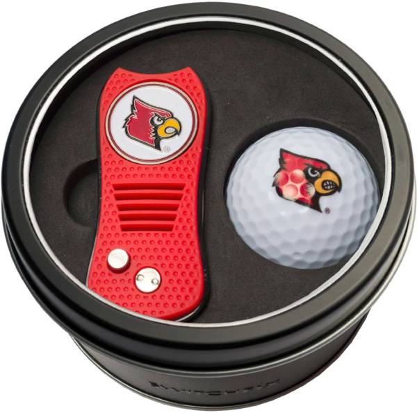 Team Golf Louisville Cardinals Switchfix Divot Tool and Golf Ball Set