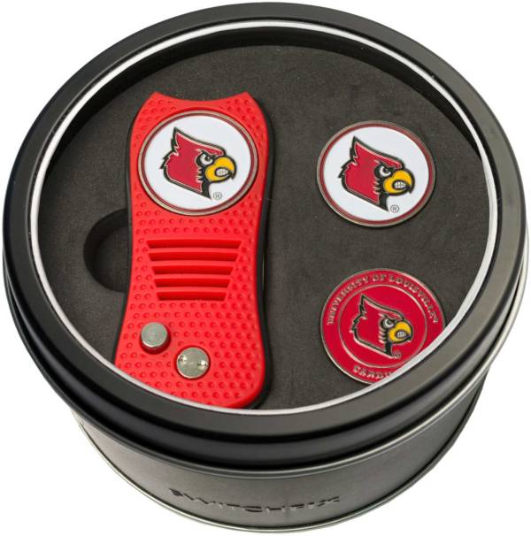 Team Golf Louisville Cardinals Switchfix Divot Tool and Ball Markers Set