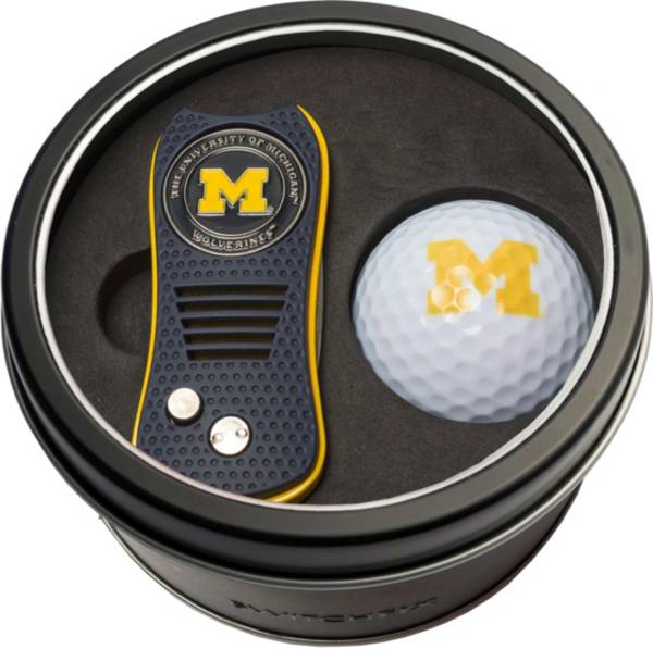 Team Golf Michigan Wolverines Switchfix Divot Tool and Golf Ball Set